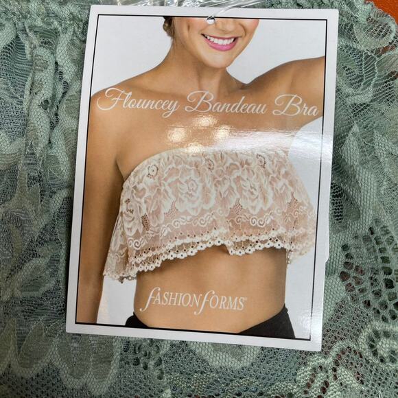 Flouncy Bandeau Bra Size S NEW - Picture 6 of 7